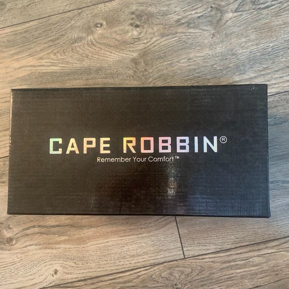 NWT CAPE ROBBIN REWIND‎ SATIN BROWN RHINESTONE HEELS 5.5 - Picture 4 of 13